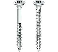 Vis à bois aggloméré rocket acier zingué tête fraisée empreinte torx t30 partiellement filetées 6x160/70 boîte de 100 p G