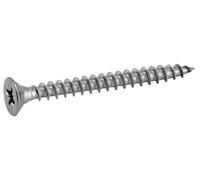 Vis à bois aggloméré tête fraisée pozidrive inox A4 5X80 boîte de 100 ACTON 643055X80