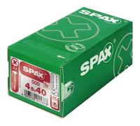 Spax - Vis universelle, tête bombée, cruciforme Z, 4 Cut, filetage galvanisé Blank a2j - 0231010350125, 0/1031/001/4,5/50/ /01