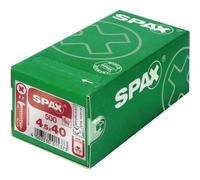 Spax - Vis universelle, tête bombée, cruciforme Z, 4 Cut, filetage galvanisé Blank a2j - 0231010350125, 0/1031/001/5,0/80/ /01