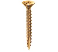 Vis à bois agglomérés Pozidrive acier bichromaté 5X25 boîte de 500 - ROCKET - 351400026225 Noir
