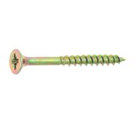 Vis à bois agglomérés tête fraisée Pozidrive acier zingué 6X160 boîte de 100 - ULTIMA - 10160160