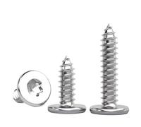 Vis à bois autotaraudeuse en acier inoxydable 304, M2 .3 .6 M3 M4 M5, tête plate Torx Ultra fine à Six lobes, longueur 4mm/5mm/6mm/8mm-40mm(M5x18mm-50pcs)