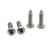 Vis à bois autotaraudeuses à tête cylindrique cruciforme en acier inoxydable 304 for meubles M1 M1.2 M1.4 M1.7 M2 M2.3 M2.6 M3 M4 M5 M6(8mm,M3.5 20pcs)