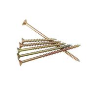 Vis à bois autotaraudeuses à tête fraisée cruciforme, vis plate à pointe trempée, clou for cloison sèche M5, 20 pièces(50mm)