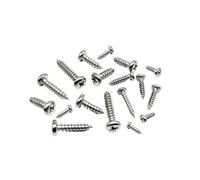 Vis à bois autotaraudeuses tête cylindrique cruciforme, assortiment M1.2, .4, .7, M2, M3, M4, acier inoxydable A2-70 304 (250 1010 pièces)(Set F M3 250pcs)