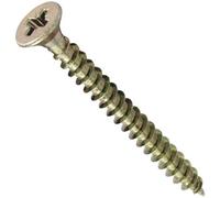 Vis à bois et agglo Pozidriv tête fraisée acier bichromaté - 4 x 20 mm - lot de 220