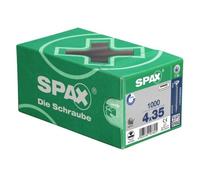 Spax - Vis universelle à tête fraisée Phillips Z 4 Coupe partiellement filetée/vierge galvanisé a2j - 0291010350305, 291010400605