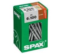 Vis à bois Hi.force torx Spax wirox 6x100 mm - 24 pièces