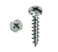 Vis à bois Panelvit Chromiting - Tête ronde - Pozidriv - MUSTAD - Bte 500 - PVACZC400
