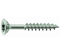 200 vis Panelvit PF, tête fraisée crantée, TX20, D. 4,5 x 80 mm, CHROMITING, lubrifiée