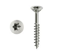 Vis à bois aggloméré filetage partiel PANELVIT CHROMITING® - tête fraisée Torx - 6 x 90 - x100 MUSTAD