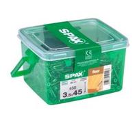 Vis à bois pour plancher Wirox torx Spax 3,5x45mm - 450 pièces