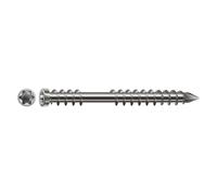 Vis à bois pour terrasse tête cylindrique filetage de fixation T-STAR plus T25 inox A2 (180 pcs)- SPAX