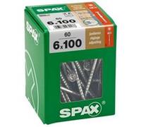 Vis à bois réglage wirox Spax 6x100mm - 60 pièces