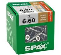 Vis à bois réglage wirox Spax 6x60mm - 75 pièces