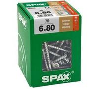 Vis à bois réglage wirox Spax 6x80mm - 75 pièces