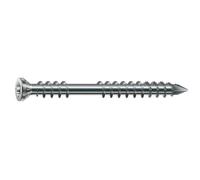 Vis inox pour terrasse bois - double filet - 5 x 60 mm - 100 pièces SPAX