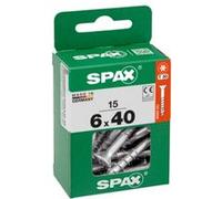 Vis à bois tête fraisé torx Wirox Spax 6x40mm - 15 pièces
