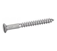 Vis à bois tête fraisée fendue inox A2 DIN 97 6X50 boîte de 200 - ACTON - 623036X50