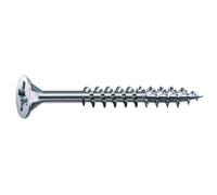 Vis à bois tête fraisée Pozi filetage partiel 3,5x50mm Wirox par 500 SPAX