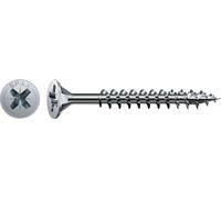 Spax International Vis universelle 4 x 60 mm – 500 pièces – Tête fraisée, Cruciforme Z2, 4CUT, WIROX