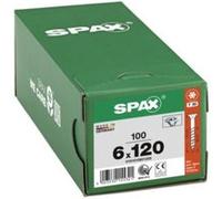 SPAX 191010601205 Vis à bois 6 mm 120 mm T-STAR plus acier WIROX 100 pc(s)