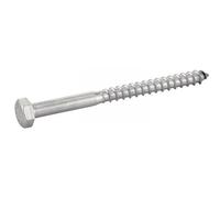 Vis à bois tête hexagonale inox A2 DIN 571 12X80 boîte de 50 - - 6230412X80
