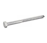 Vis à bois tête hexagonale inox A2 DIN 571 12X100 boîte de 50 - ACTON - 6230412X100