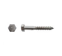 Vis à bois tête hexagonale (Tirefond) Inox A4-10 x 40 mm- Vendu par 50