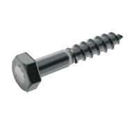 Vis à bois - Tirefond - tête hexagonale - inox A2 - TH 6X80 B100 ACTON