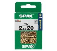 Vis à bois torx pz Spax A2L 2,5x20mm - 100 pièces