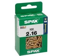Vis à bois torx pz Spax A2L 2x16mm - 100 pièces