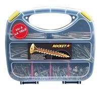 Vis à bois - VYNEX - Rocket - Lot de 430 - Acier - Vis anti fendage