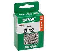 Vis à bois Wirox Spax torx A9J 3X12mm - 100 pièces