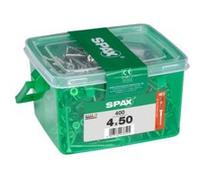 Vis à bois Wirox Spax torx A9J 4x50mm - 400 pièces