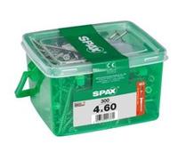 Vis à bois Wirox Spax torx A9J 4x60mm - 300 pièces