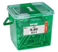 Vis à bois Wirox Spax torx A9J 5x80mm - 150 pièces