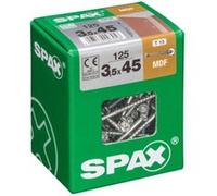 Vis à bois Wirox torx mdf 3,5x45 mm - 125 pièces