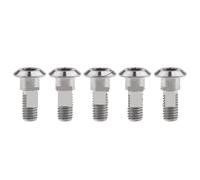 Vis À Bride Vis à boulon en titane M8 x 20 22 25 30 33mm, 5 pièces, tête douille hexagonale for boulons de Rotor frein(Titanium,22mm)