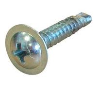 Vis à brique autoperceuses tête hexagonale Phillips zingué pour brique 4,2x25mm boîte de 250 - ING FIXATIONS - A541510