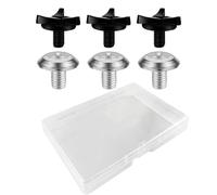 Vis À Chapeau De Remplacement - Fixations D'accessoires Pour Casque En Aluminium, Ensemble De Matériel Pour Casquette De Moto | Kit De Fixation De Casque De Moto, Vis Légères Résistantes À La Corros