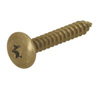 Vis à charnière galvanisée et passivée jaune à filetage plat Suki TX 7mm x 50mm 25 pièces