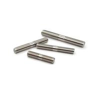 Vis à double extrémité, Goujon fileté à double extrémité sans tête en acier inoxydable 304 A2 M4-M8(M4x25 10pcs)