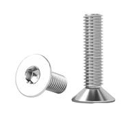 Vis À Douille Hexagonale En Acier Inoxydable 304, Boulons Plats Fraisés DIN7991, De Fixation Métal for Moto M8 M10 3/5 Pièces(75mm,M8(5pcs))