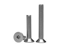 Vis à douille hexagonale fraisée en acier inoxydable 304 DIN7991, boulons en métal for machine M2.5 M3 M4 M5 M6 M8 M10(35mm,M3 (50pcs))