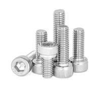 Vis à douille longues, 5/50pcs DIN912 M3 M10 acier inoxydable 304 vis à tête hexagonale six pans creux(16mm,M10 5pcs)