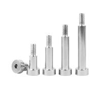 Vis à épaulement tête hexagonale creuse en acier inoxydable 304 (1 10 pièces) M3 M4 M5 M6 M8 M10 M12(45mm,D5x M4 (5pcs))