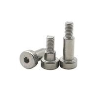 Vis à épaulement tête hexagonale creuse en acier inoxydable 304 for roulements rouleaux, 1/2/5/10/20 pièces, M2, .5, M3, M4, M5, M6, M8, M10(18mm,D5x M4 (10pcs))