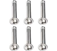Vis à expansion, 3 pièces, boulons à vis d'expansion en acier inoxydable, tête cylindrique, manchon de vis d'expansion croisée, boulon d'ancrage lourd D(M8x60)